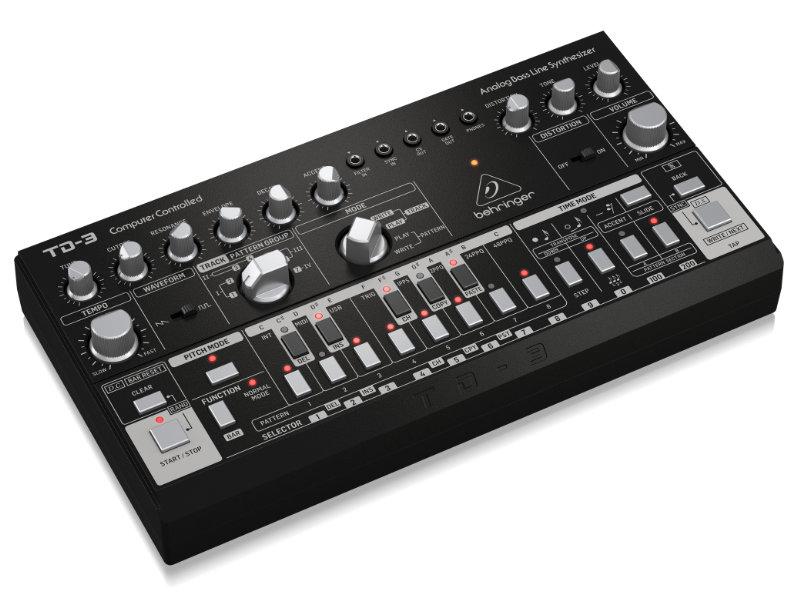 Behringer TD-3-BK analóg basszusvonal-szintetizátor (fekete)