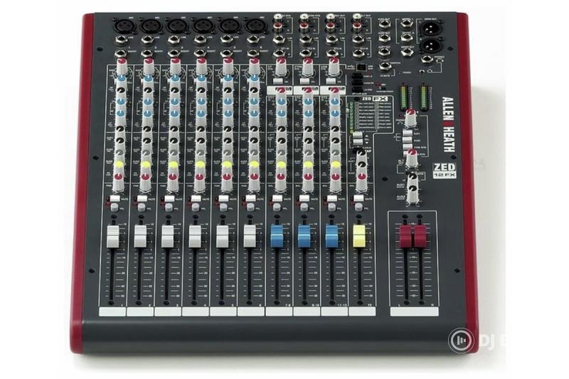 Allen & Heath ZED-12FX 12 csatornás keverőpult USB interfésszel és effektekkel