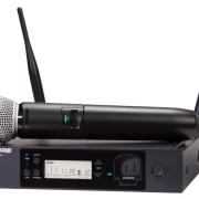 Shure GLXD24R+E/SM58-Z4 Digitális rack kéziadós mikrofonrendszer