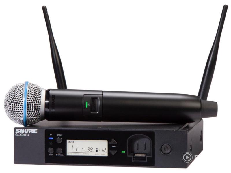 Shure GLXD24R+E/B58A-Z4 Digitális rack kéziadós mikrofonrendszer