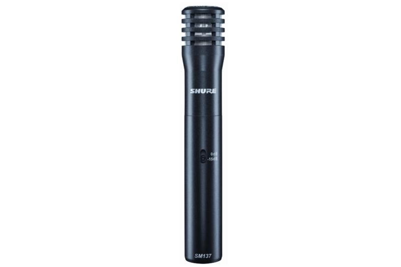 Shure SM137-LC Kardioid Kondenzátor Hangszermikrofon