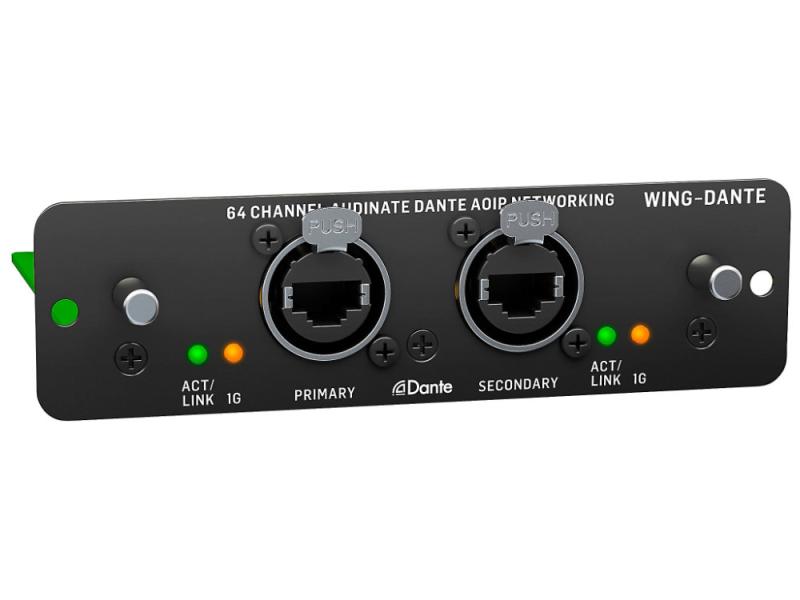 Behringer WING-DANTE 64x64 csatornás Dante AoIP bővítőkártya