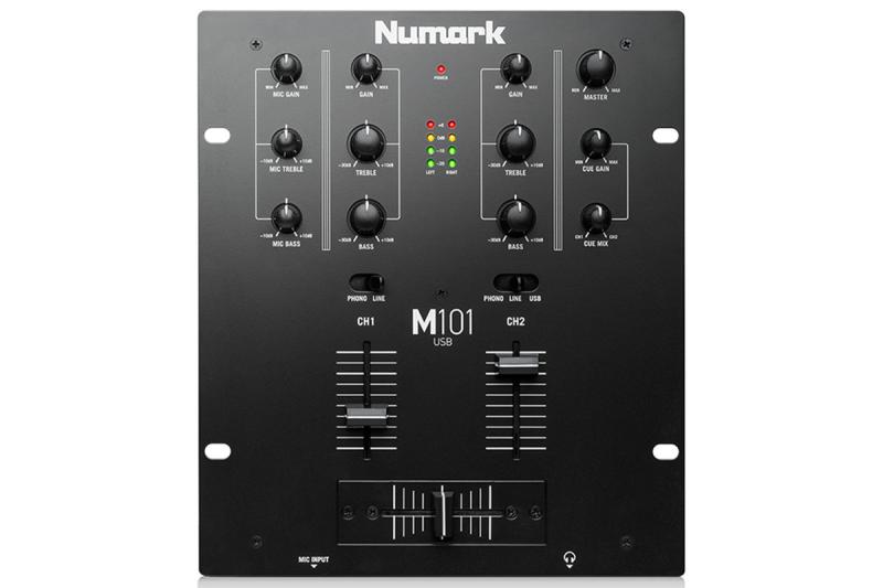 Numark M101USB 2 csatornás DJ keverő USB interfésszel