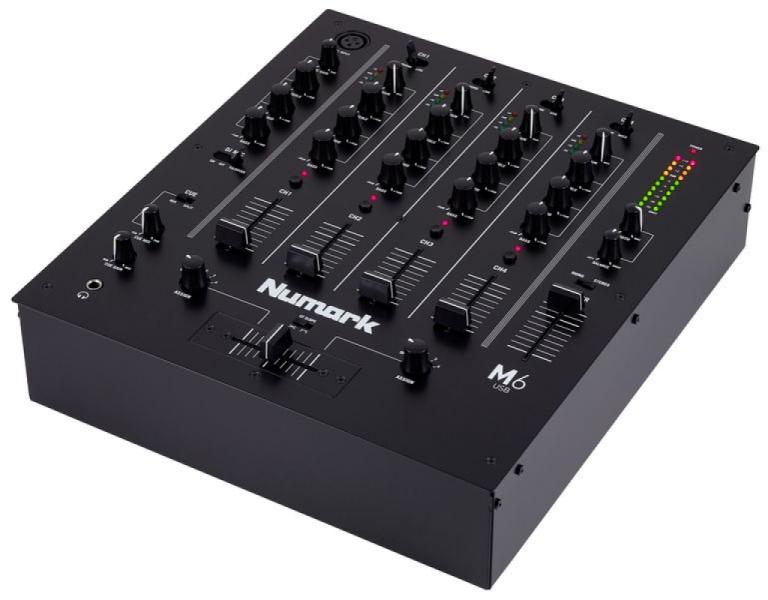 Numark M6USB 4 csatornás DJ keverő USB interfésszel