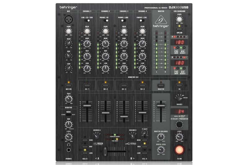 Behringer DJX900USB 5 csatornás DJ keverő USB-vel és effektekkel