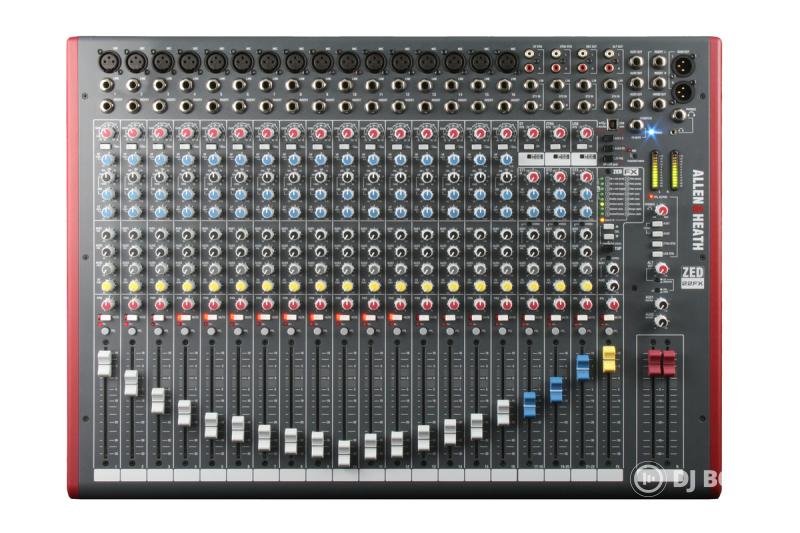 Allen & Heath ZED-22FX 22 csatornás keverőpult USB interfésszel és effektekkel