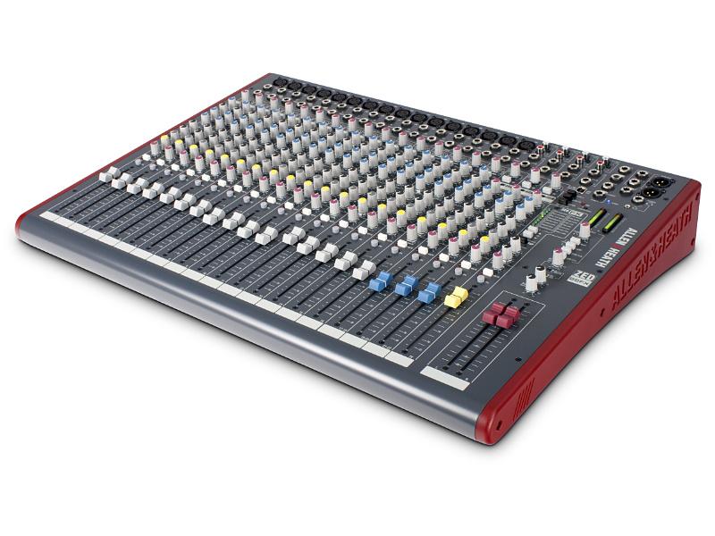 Allen & Heath ZED-22FX 22 csatornás keverőpult USB interfésszel és effektekkel