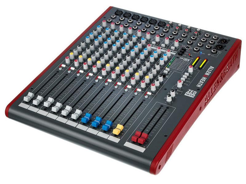 Allen & Heath ZED-12FX 12 csatornás keverőpult USB interfésszel és effektekkel