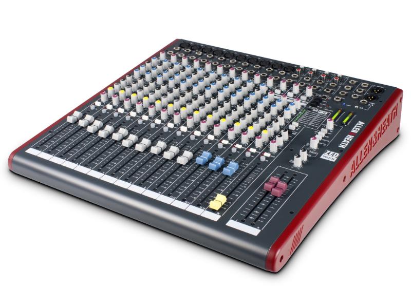Allen & Heath ZED-16FX 16-csatornás keverőpult effektekkel és USB-vel