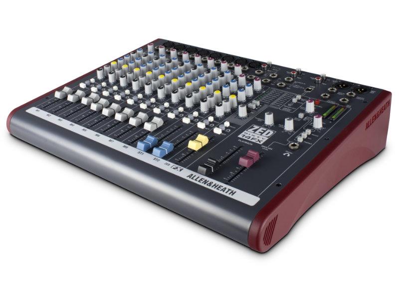 Allen & Heath ZED60-14FX 10-csatornás keverőpult effektekkel és USB-vel