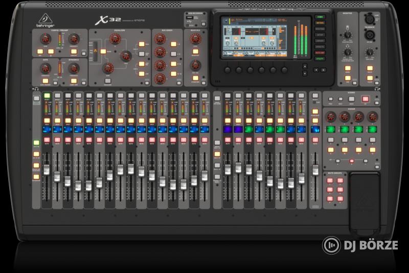 Behringer X32 40-csatornás digitális keverőpult
