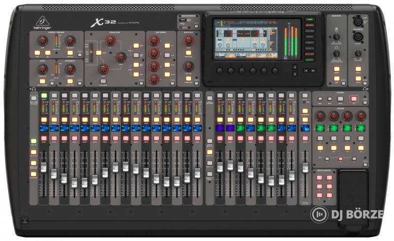 Behringer X32 40-csatornás digitális keverőpult