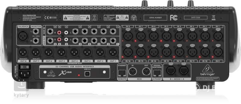 Behringer X32 Producer 40-csatornás digitális keverőpult