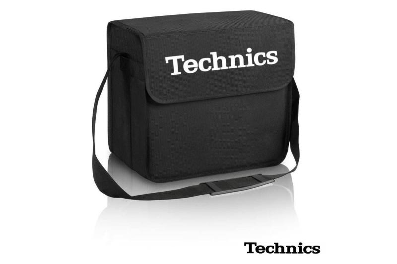 Technics DJ Bag fekete bakelitlemez-táska