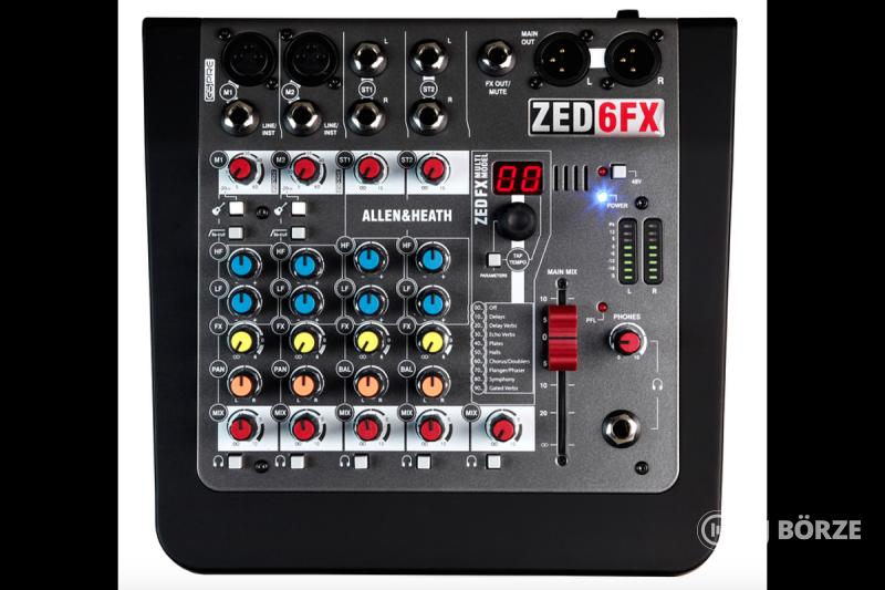 Allen & Heath ZED-6FX analóg keverőpult beépített effektekkel