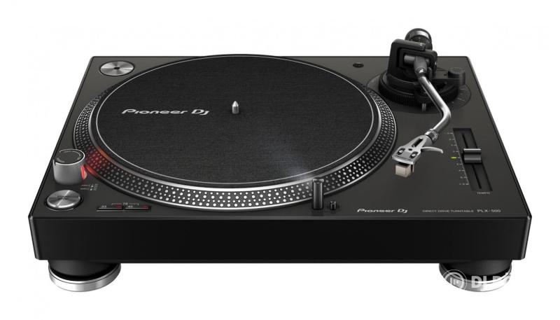 Pioneer DJ PLX-500-K direkt hajtású lemezjátszó, fekete
