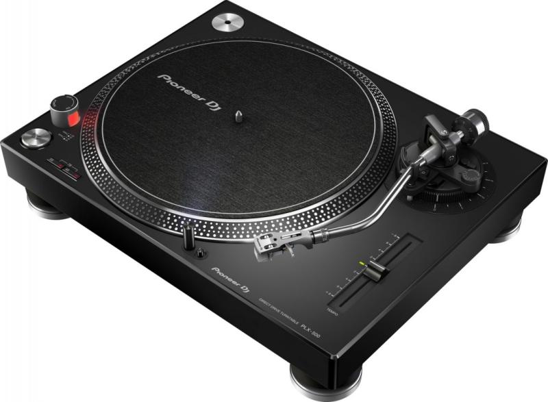 Pioneer DJ PLX-500-K direkt hajtású lemezjátszó, fekete