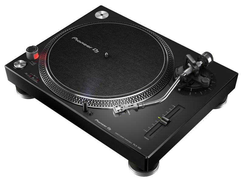 Pioneer DJ PLX-500-K direkt hajtású lemezjátszó, fekete