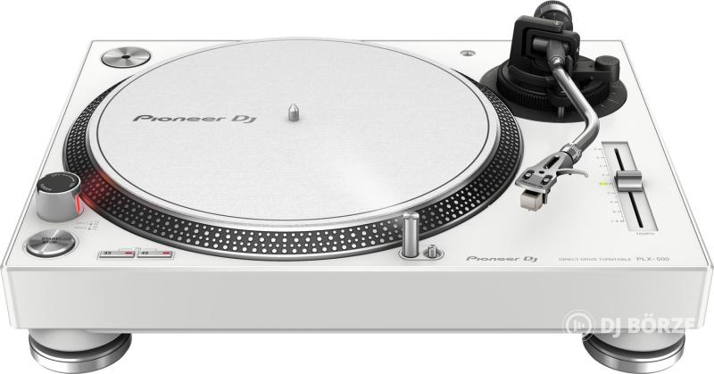 Pioneer DJ PLX-500-W direkt hajtású lemezjátszó, fehér