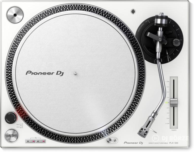 Pioneer DJ PLX-500-W direkt hajtású lemezjátszó, fehér