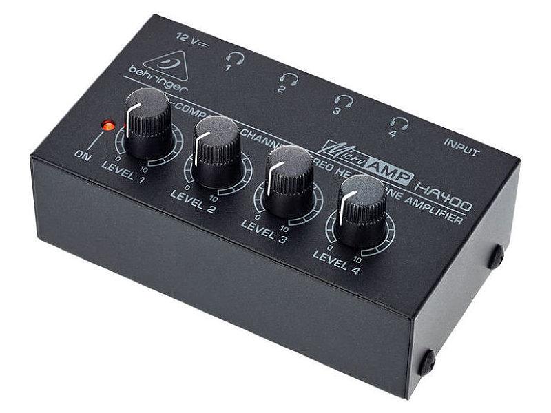 Behringer MicroAMP HA400 sztereó fejhallgató erősítő