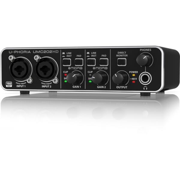 Behringer U-Phoria UMC202HD USB audio interfész