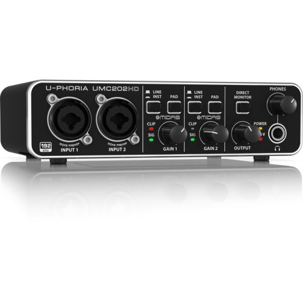 Behringer U-Phoria UMC202HD USB audio interfész