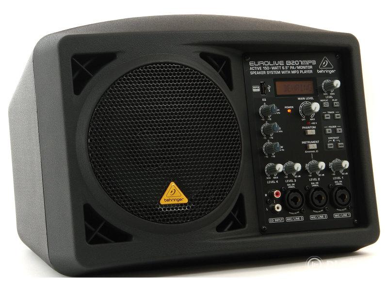 Behringer EUROLIVE B207MP3 aktív PA hangfal/monitor