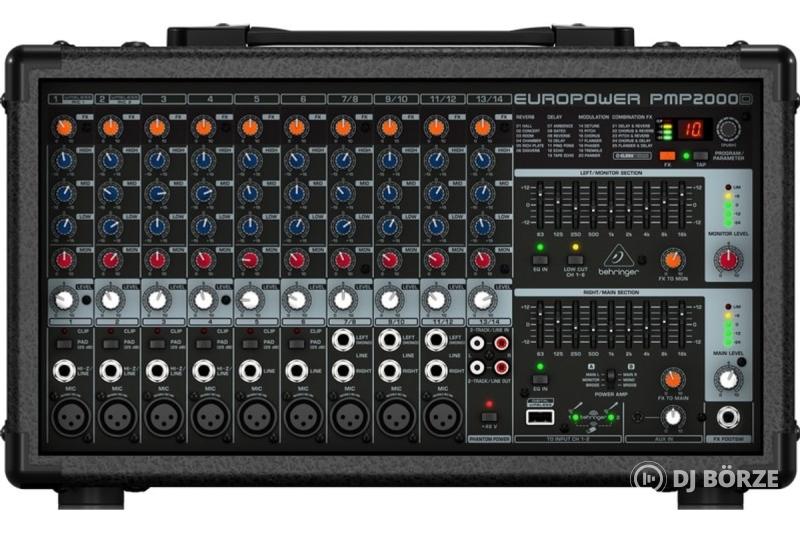 Behringer PMP2000D 14 Csatornás Erősítős Keverőpult