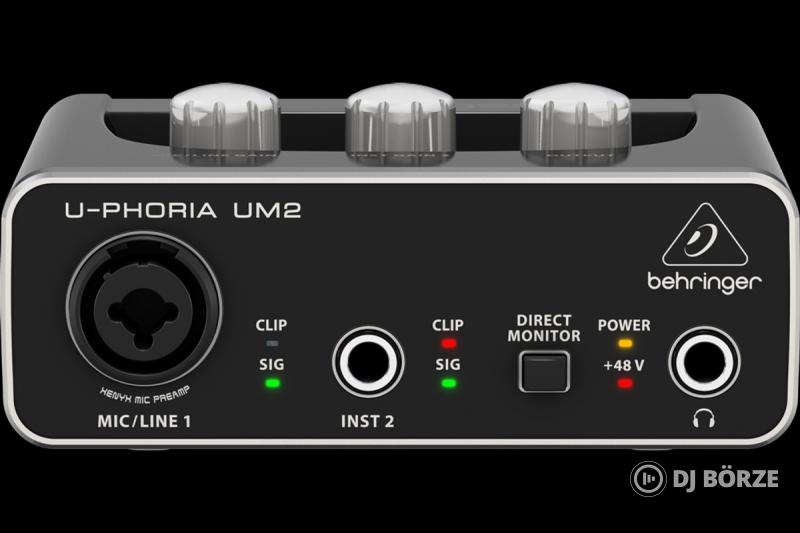 Behringer U-PHORIA UM2 USB Audió Interfész