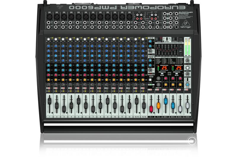Behringer Europower PMP6000 2×600W sztereó keverőerősítő