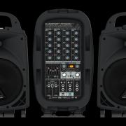 Behringer Europort PPA500BT 500 W-os hordozható PA rendszer Bluetooth-szal