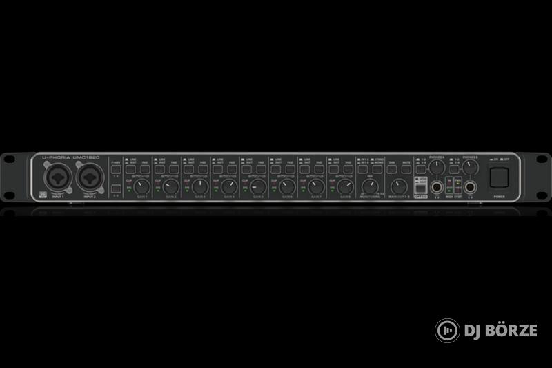 Behringer U-PHORIA UMC1820 18×20 USB 2.0 audió/MIDI interfész