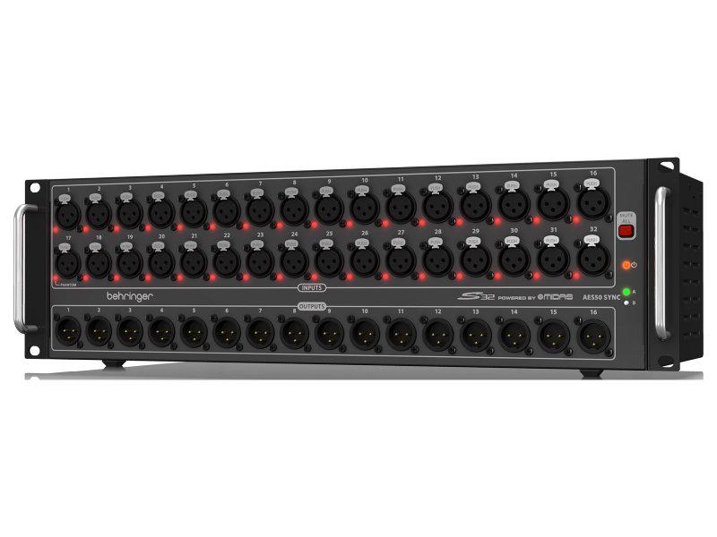 Behringer S32 Digital Snake 32-csatornás I/O Stage Box