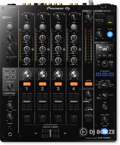 Pioneer DJ DJM-750MK2 4-csatornás DJ keverő