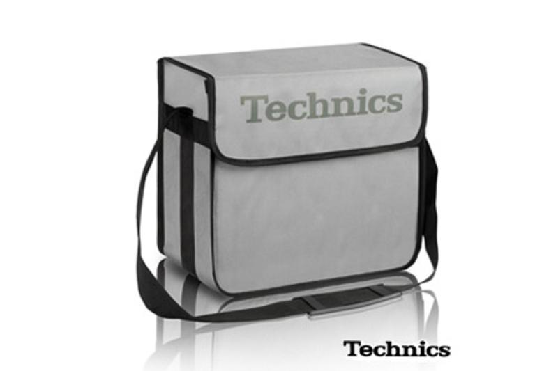 Technics DJ Bag bakelit lemeztáska – ezüst