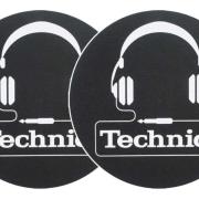 Technics Slipmat fejhallgató mintás filckorong, 2 db