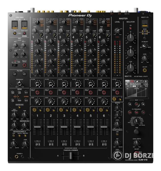 Pioneer DJ DJM-V10 6 csatornás professzionális DJ keverő