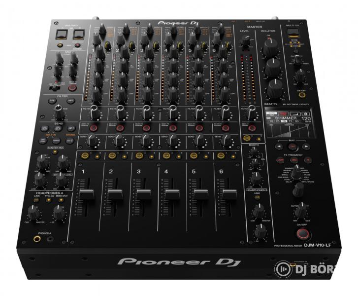 Pioneer DJ DJM-V10-LF 6-csatornás professzionális DJ keverő