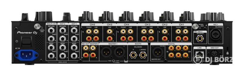 Pioneer DJ DJM-V10-LF 6-csatornás professzionális DJ keverő