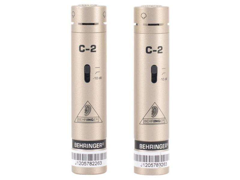 Behringer C-2 kisdiafragmás kondenzátor mikrofon pár