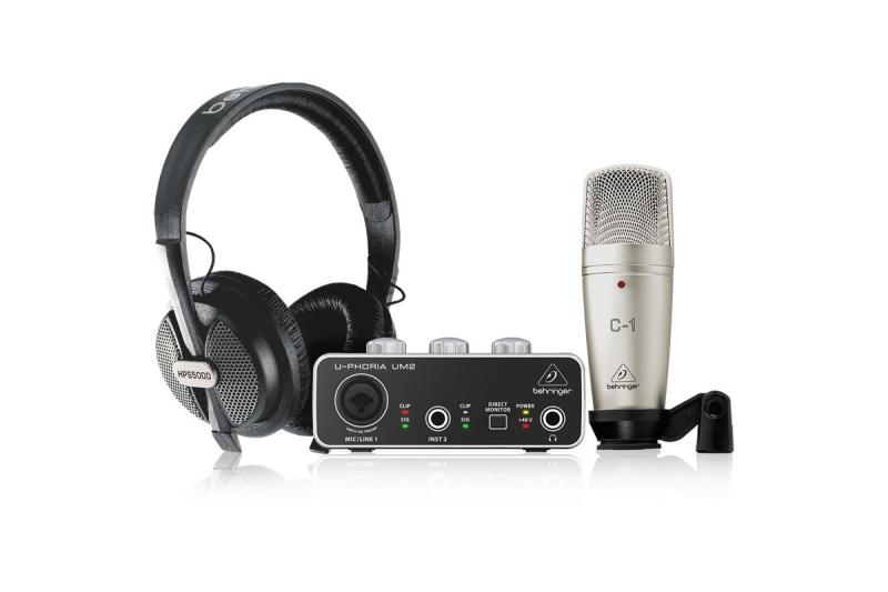 Behringer U-Phoria Studio USB hangkártya csomag