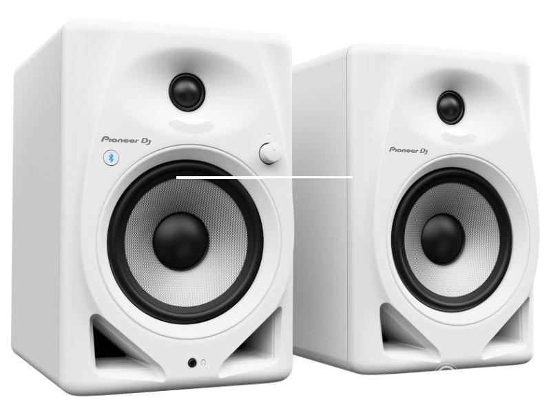Pioneer DJ DM-50D-BT aktív monitor hangfalpár – fehér