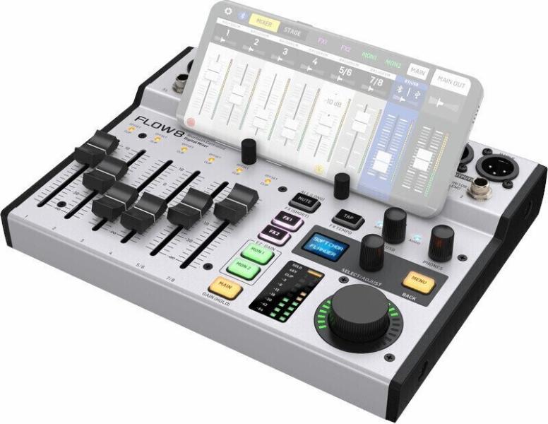 Behringer Flow 8 8-csatornás digitális keverő Bluetooth-szal