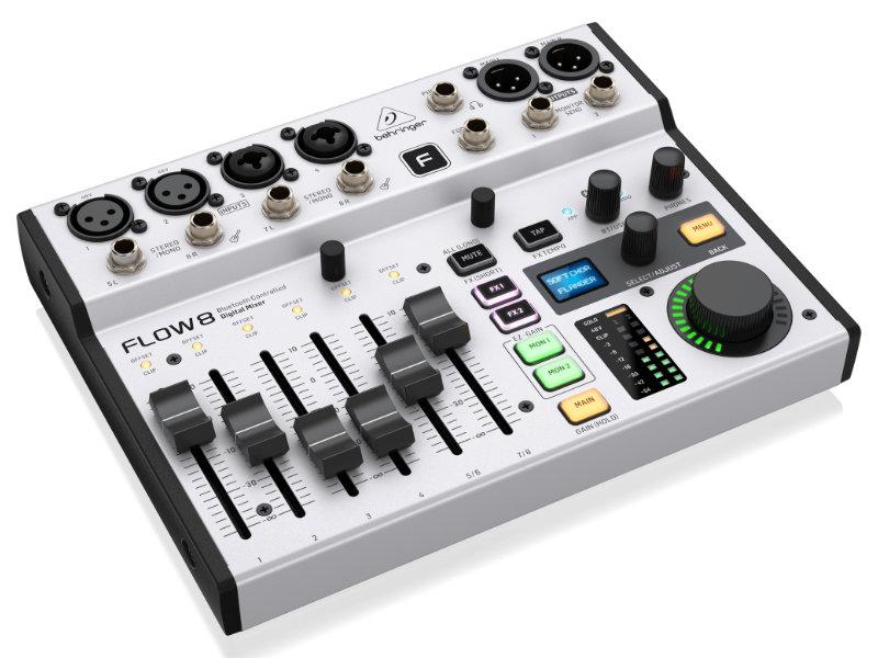 Behringer Flow 8 8-csatornás digitális keverő Bluetooth-szal