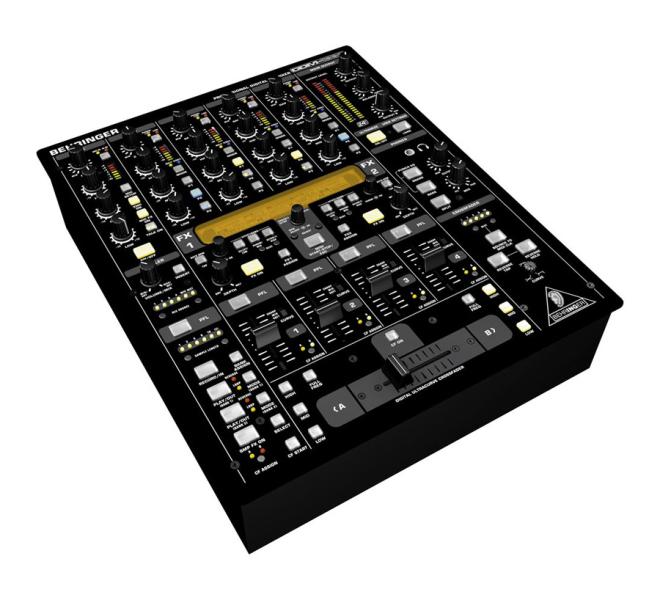 Behringer DDM4000 5-csatornás digitális DJ keverő