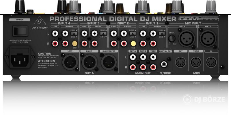 Behringer DDM4000 5-csatornás digitális DJ keverő