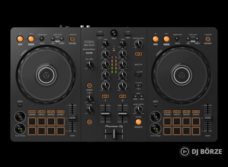 Pioneer DJ DDJ-FLX4 2 csatornás DJ vezérlő