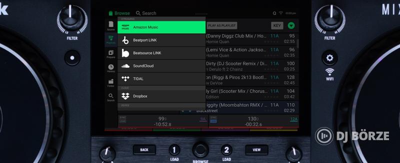 Numark Mixstream Pro+ standalone DJ kontroller Wi-Fi streaminggel