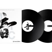 Pioneer DJ RB-VD2-K rekordbox DVS kontrolllemez, fekete (2 db)